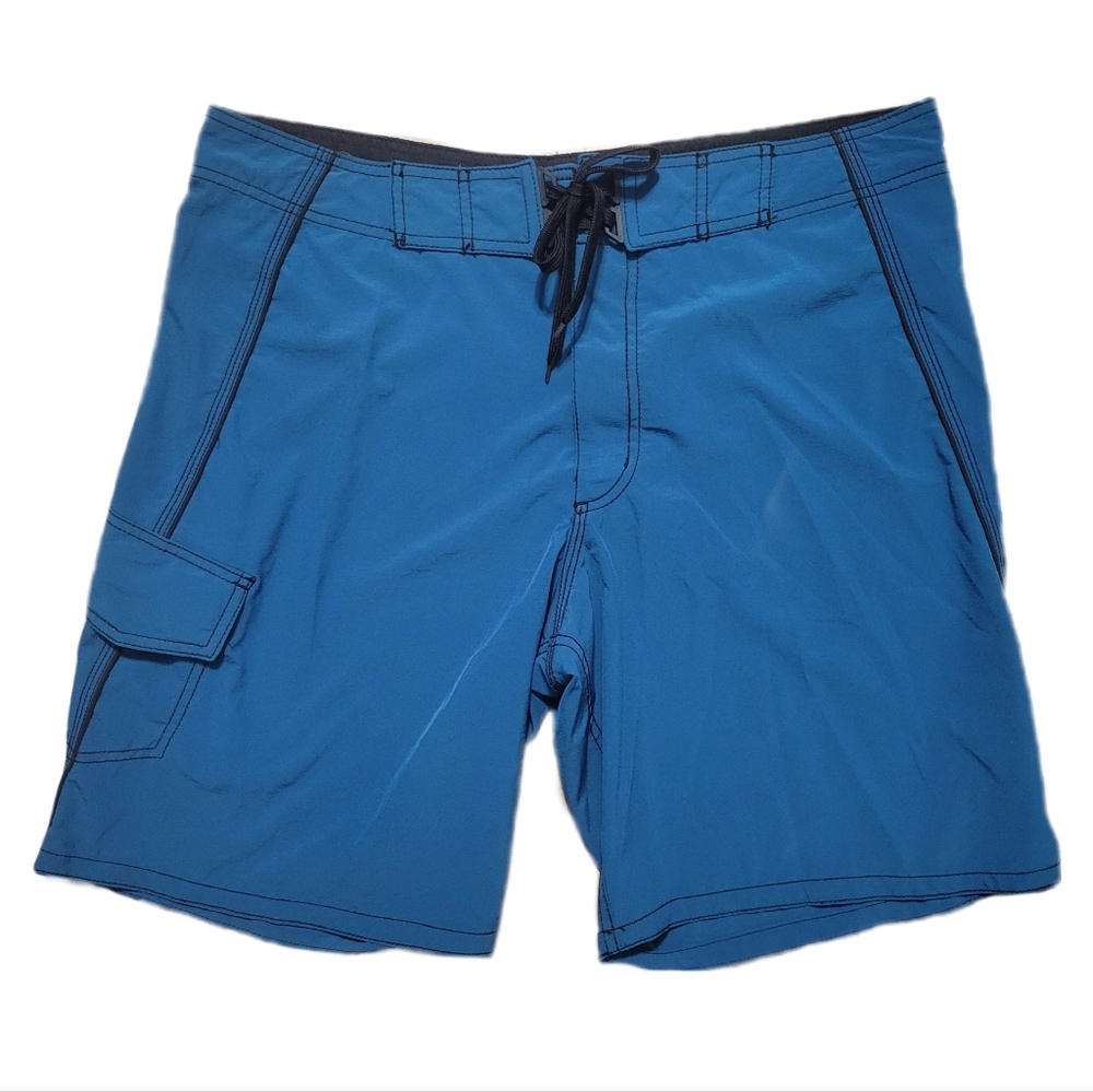 Old Navy Men's Blue Swim Shorts  Size Large